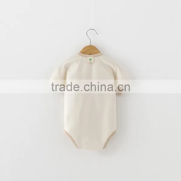 Wholesale 100% Organic Cotton Baby Bodysuit Baby Rompers Baby Clothes photo-2