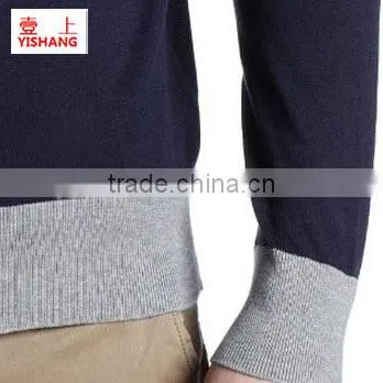 High Quality Winter Knitted V-neck Sweater Men photo-3