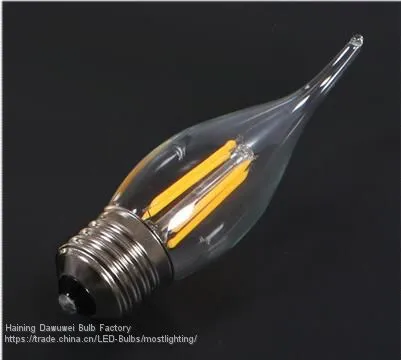 E27 C35 LED Filament Candle Bulb 6W photo-3