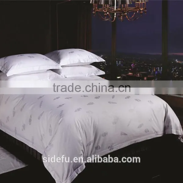 China Wholesale King Size Jacquard Hotel Bedding Set photo-3