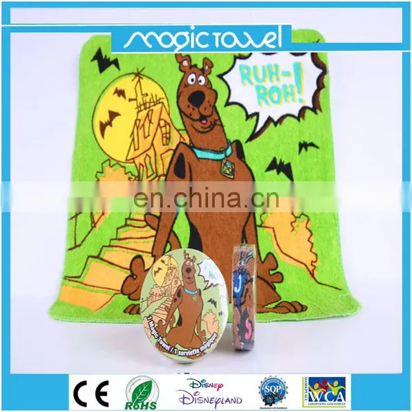 Round Shape Magic Compressed Towel for Supermarket & Promotion Gift photo-4