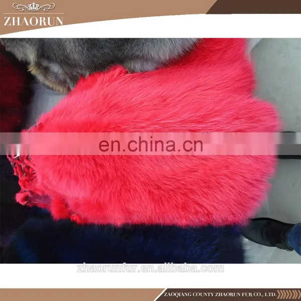 100% Real Raccoon Fur Skin / Pink Raccoon Fur Pelt for Garment photo-2