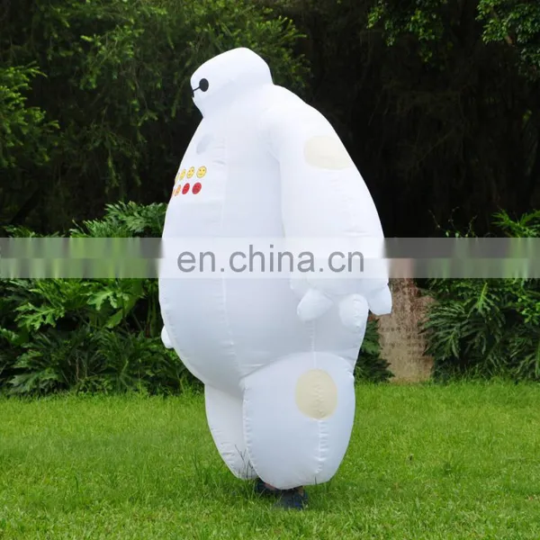 Guangzhou Inflatable Bay Max Costume Funny White Inflatable Costume for Men photo-2