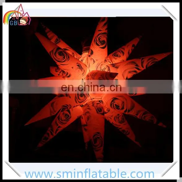 Colorful Inflatable Led Star, Lighting Star , Ceiling Light Decoration for Party , Stage,event photo-2