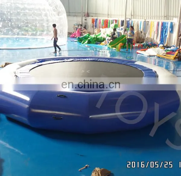 Cheap 14ft Round Inflatable Water Trampoline/water Blob Jump Trampoline photo-6