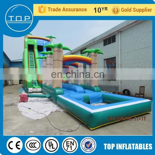 Popular Aqua Park Large Outdoor Slide Inflatable Pool Slides Inground Pools for Kids and Adults photo-5