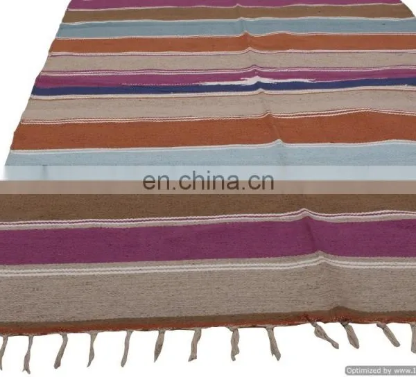 Indian Yoga Mat Rugs Hippie Beach Throw Bohemian Handmade Woven Art Carpet photo-3