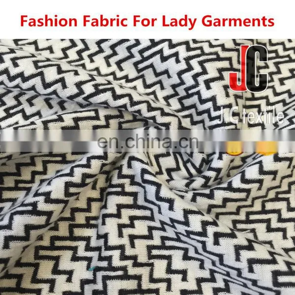 B2788JC Polyester Spandex Knit Wholesale Jacquard Fabric Price per Meter photo-3