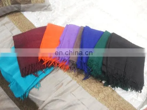 Unisex Scarf Womens Mens New Pashmina Shawls Wraps Scarves Stole Kashmiri Solid 100% Cashmere Angora Wrap Stole Shawl Soft Scarf photo-4