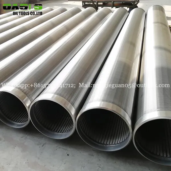 6 5/8'' Water Well Screen for Deep Water Well Drill Slot Wedge Wire Thread/plain END Connecttion photo-2