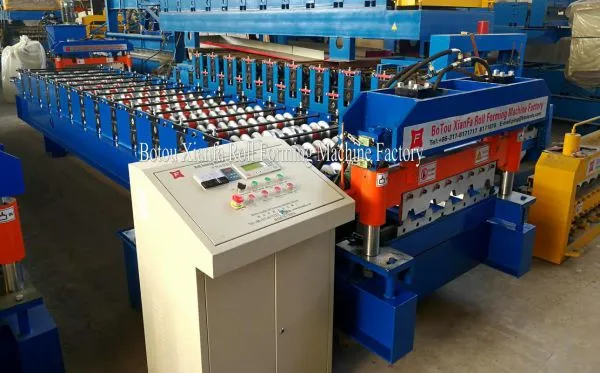 Corrugated Aluminum Sheet Roll Forming Machine photo-4