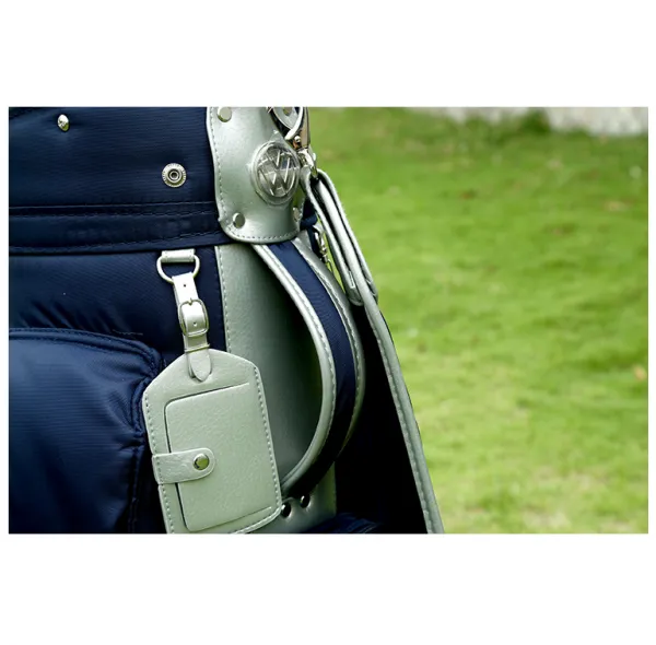 Polyester Material Navy Color Golf Caddy Bag With Custom Logo photo-4