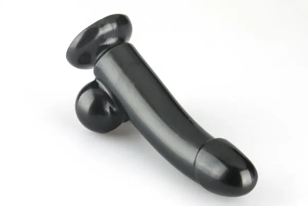 Realistic Ultra-Soft Dildo for Beginners With Flared Suction Cup Base for Hands-Free Play, Flexible Dildo With Curved Shaft & Balls for Vaginal G-Spot & Anal Prostate Play 6.7