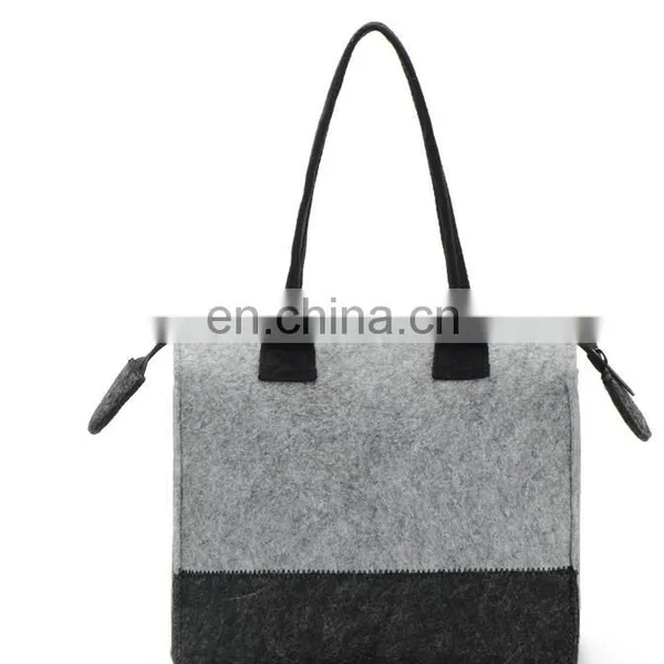 Felt Handbag Custom Your Own Logo Packaging White Brown Kraft Gift Craft Paper Bag With Ribbon Handles Printed Shopping Bags photo-6