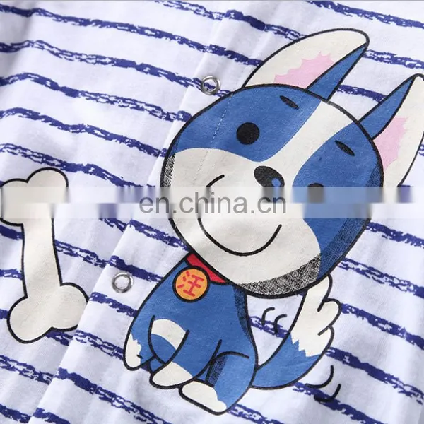 Top Quality Summer Customized 100% Cotton Baby Clothes Romper photo-5