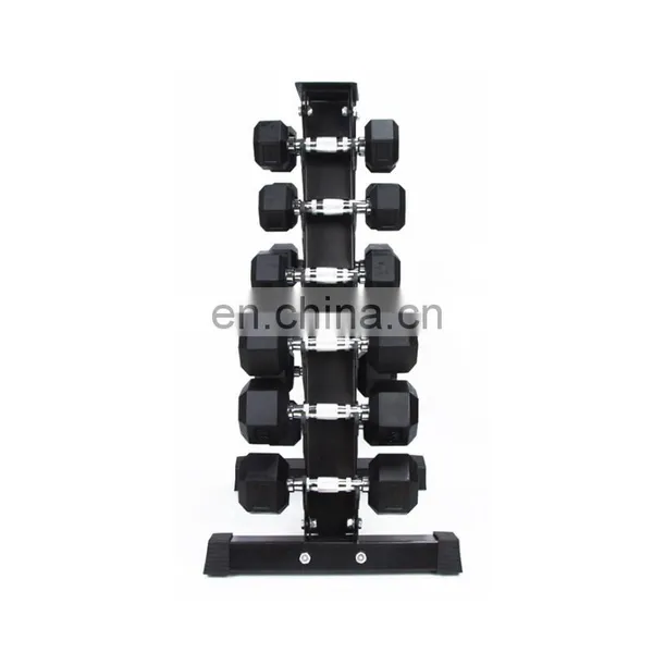 2021 Vivanstar ST1822 Hex Dumbbell Set With Rack Household Fitness Equipment Adjustable Dumbbell Rack photo-2