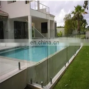 Aluminum Frameless 8mm Glass Fence for Swimming Pool photo-2