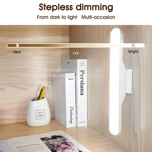 Closet Light Stick Lamp USB Under Cabinet Light Magnetic Mount Dimmable Wall Reading Light for Home Dorm photo-3