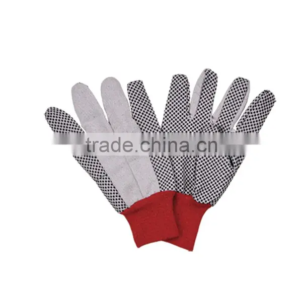High Quality Jersey Cotton Gloves With PVC Dots LG078 photo-2