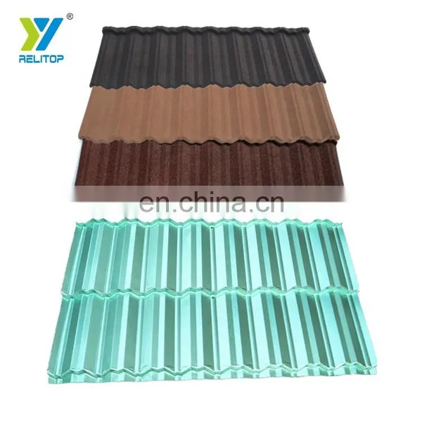 Modern Style Nosen Type Stone Coated Steel Roof Tile 0.3mm 0.35mm 0.4mm 0.5mm Metal Roofing Sheet photo-2