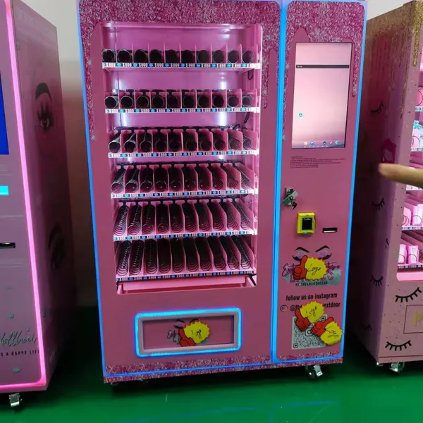 Self Service Glitter Cabinet Beauty Vending Machine For Eyelashes and False Hair photo-4