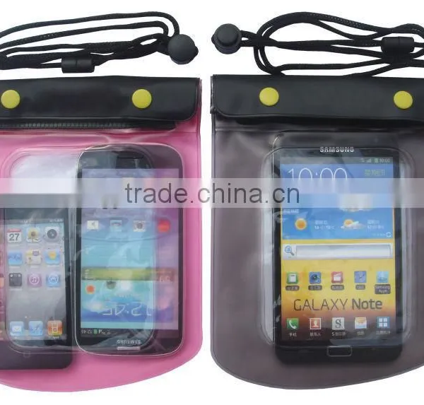 2013 Korean Waterproof Cell Phone Bag Wet Wallet Bag Rain/uv Protection Bag Summer Sports Beach Dry Neck Pouch photo-2