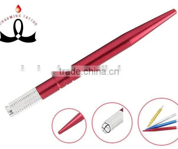 Hot Sell Permanent Makeup Microblading Eyebrow Blue Manual Pens With Light Weight photo-4
