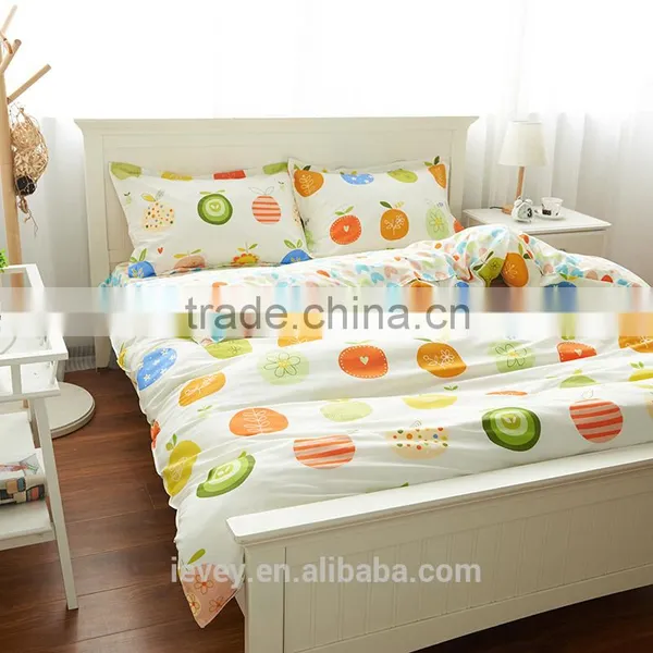 2016 Chinese Factory Price High Quality Bedding Set Cotton Cartoon Bed Sheet Set photo-2