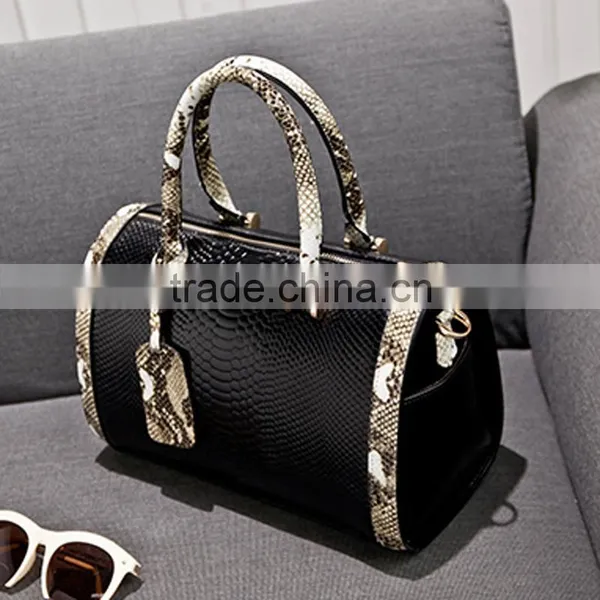 C88781A European Women Crocodile Grain Handbag Factory Wholesale Women Tote Bags photo-5