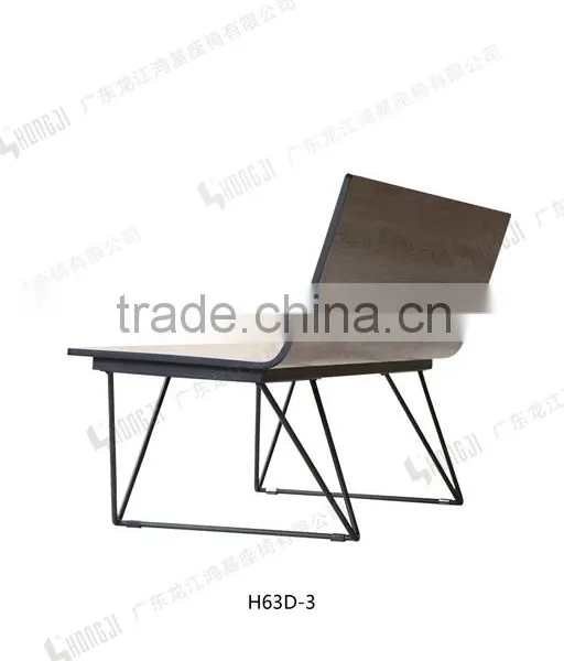European Design Curve Plywood Waiting Chair Airport Chair Public Seating H63B-3F-V photo-4