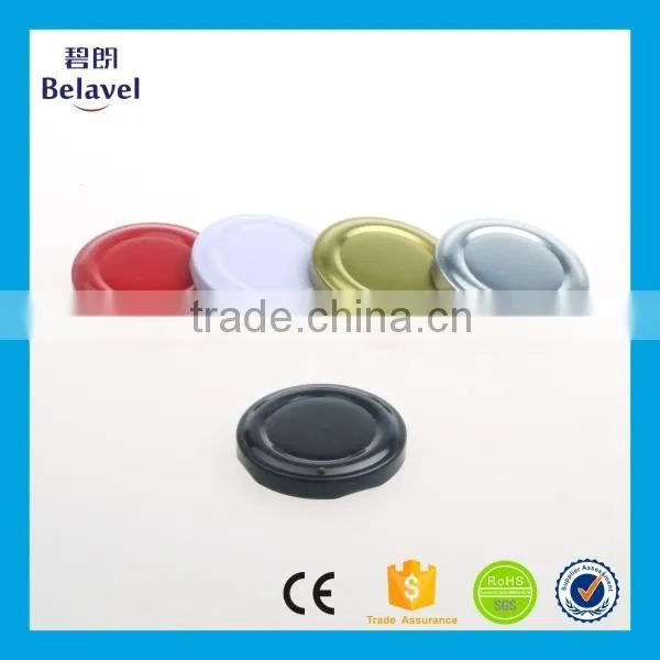 Wholesale 43mm 48mm 58mm Cheap Colorful Metal Cap for Pudding Jar photo-3
