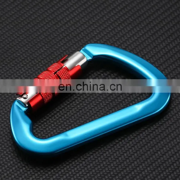 JRSGS High Quality Wholesale Carabiner Clips 30kN Climbing Carabiner Snap Hook Aluminum Carabiner Hooks S7112 photo-4