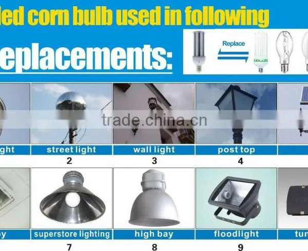 CE RoHS AC100~300V 180degree 131lm/w External Driver E27/E40 Led High Bay Light 40 Watt photo-2