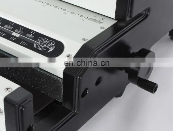 Heavy Duty Hard Book Multifunctional Punching Binding Machine With Wire and Comb WW2500A photo-4