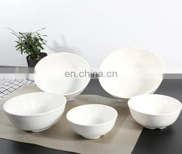 Restaurant Hotel Supply Unbreakable Super Ware Ceramic Like Melamine Dinner Set photo-2