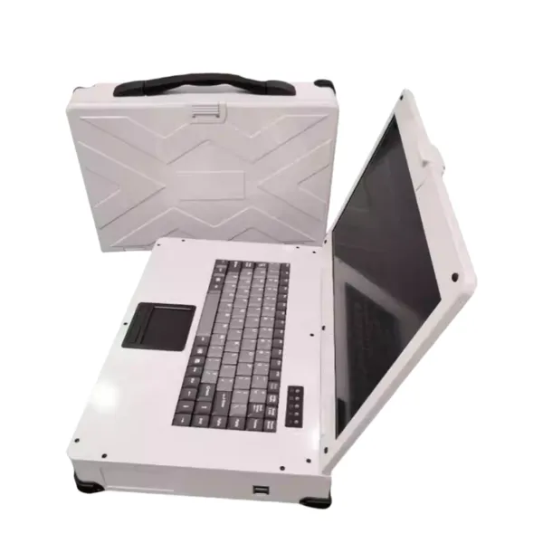 Rugged Laptop Industrial Computer All-Aluminum Design Autonomous Controllable 300 Nits Brightness 50°C Storage Stability