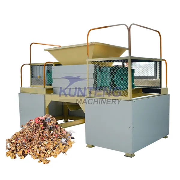 Municipal Solid Waste Shredder Double Shaft Shredder Machine for Solid Waste
