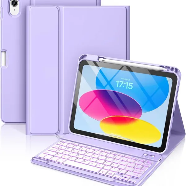 Backlight Keyboard Case for IPad 10.2/10.5(7/8/9gen/air3/Pro10.5) & IPad Pro11inch(2022/2021/2020/2018) photo-3