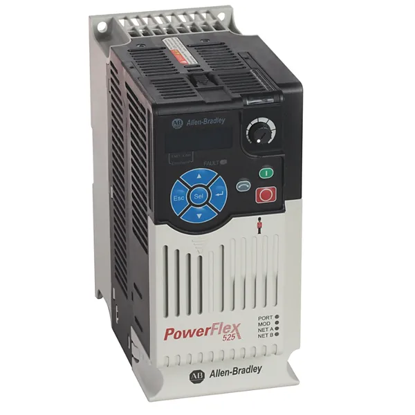 Allen-Bradley 25B-D010N104 PowerFlex 525 AC Drive 5HP 4kW Variable Frequency Inverter with EtherNet/IP for Industrial Motor Control