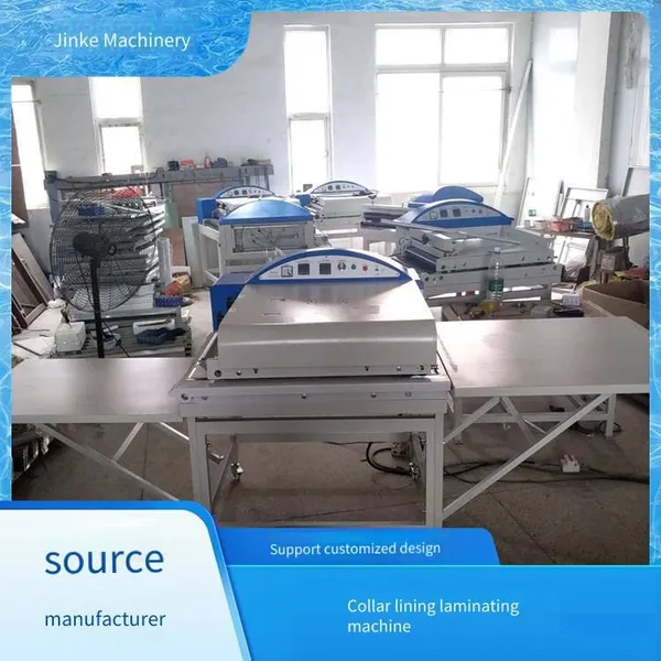 Jinke Neckline and Cuff Bonding Machine, Large-scale Laminating Machine, Flexible Parameter Adjustment, Continuous Operation, Rapid Production