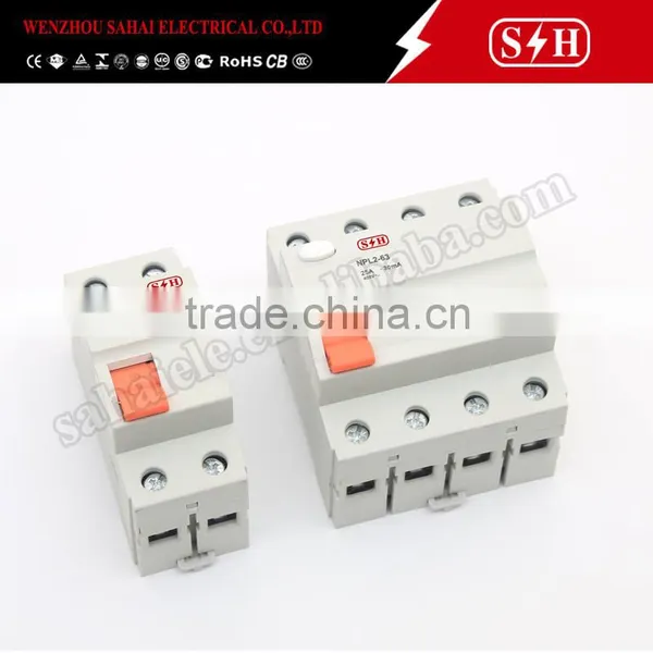 2P RCD 30mA 63A 4P ID RCCB Auto Protection Circuit Breaker photo-3