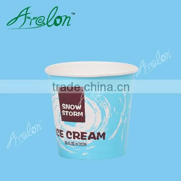 Custom Logo Ice Cream Paper Container/tubs
