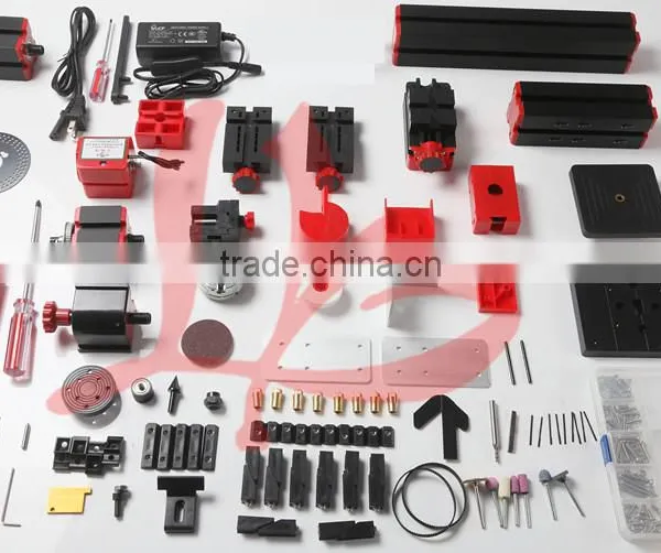 Mini 8 in 1 Kits Z8001 Multifuction Lathe Machine for Woodworking Handcrafts photo-5