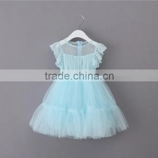 Dusty Rose Girls Dress Boutique Kids Flower Neck Long Skirt Grown Frocks Children Top Hot Sale Promotion Neon Pink Prom Dresses photo-4