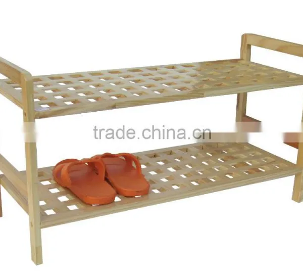 Wooden Shoe Rack