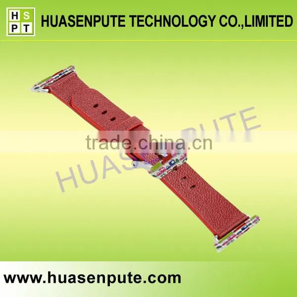 Luxury Genuine Leather Watch Strap for Apple Watch