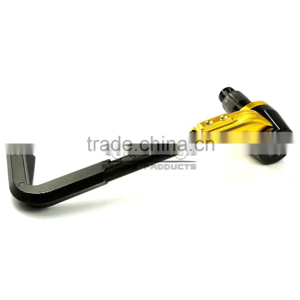 BJ-LG-003 High Quality Gold 7/8" 22mm CNC Bent Motorcycle Brake Lever Guard photo-4
