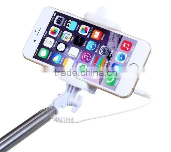2015 Hot Sales Selfie Stick With Cable and Non Bluetooth photo-3