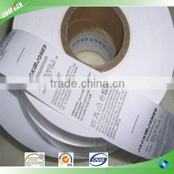 Printed Garment Wash Care Labels for T-shirts/swimwear photo-3