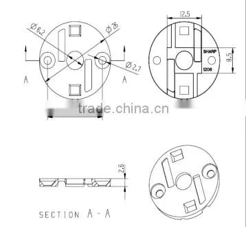 Cob LED Holder for Sharp 1208 photo-2